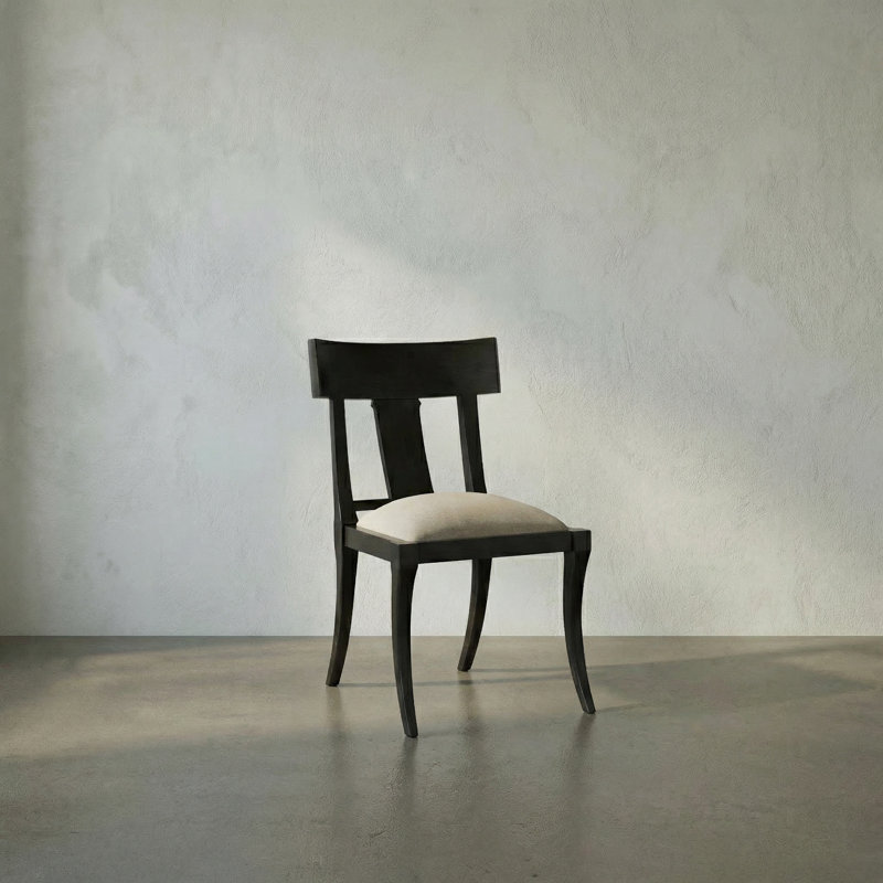 Athena Upholstered Dining Chair, Pale