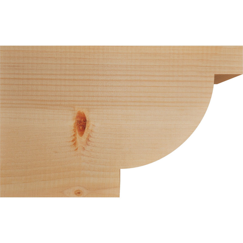 Queue Alpine, Sapin de Douglas, H 10 po x l 16 po x P 3,5 po