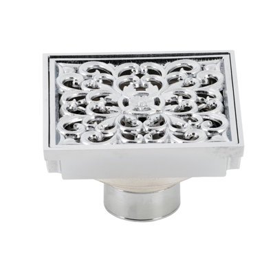 Watercourse Scroll Grid Shower Drain