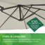 Kerney 460cm X 270cm Rectangular Parasol-105116539