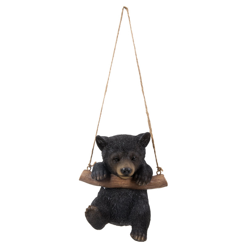 Ours noir suspendu