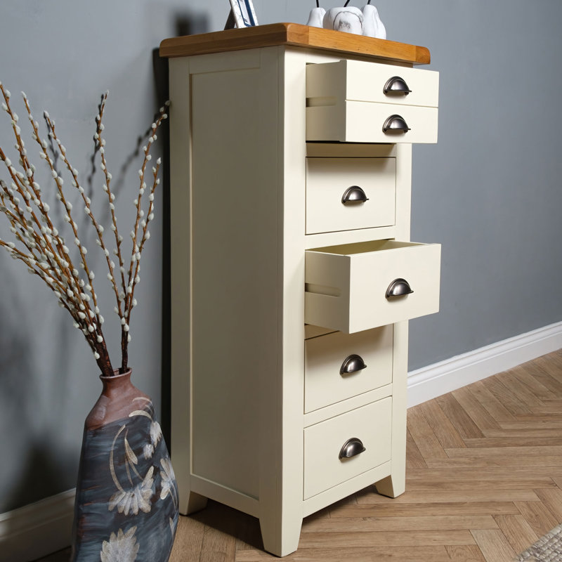 Paulette 55cm W 5 - Drawer Chest of Drawers