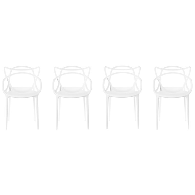 16 " H Plastic Armchair Stacking