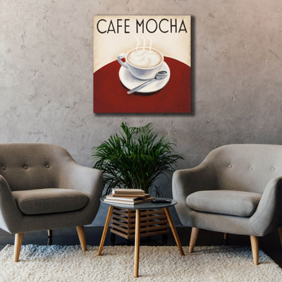 'Cafe Moderne V'  by Marco Fabiano Canvas Wall Art