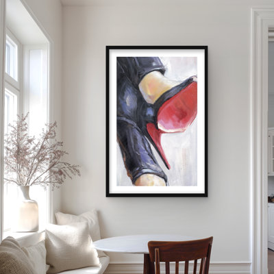 Crossed Legs and High Heels - Bedroom Framed Print
