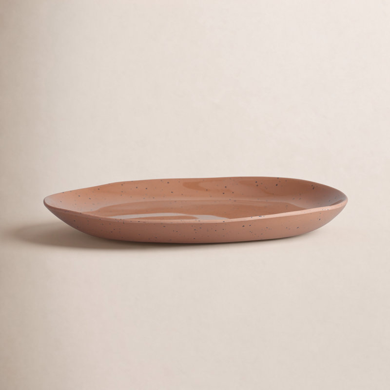 Sandia Melamine Salad Plate, Beige