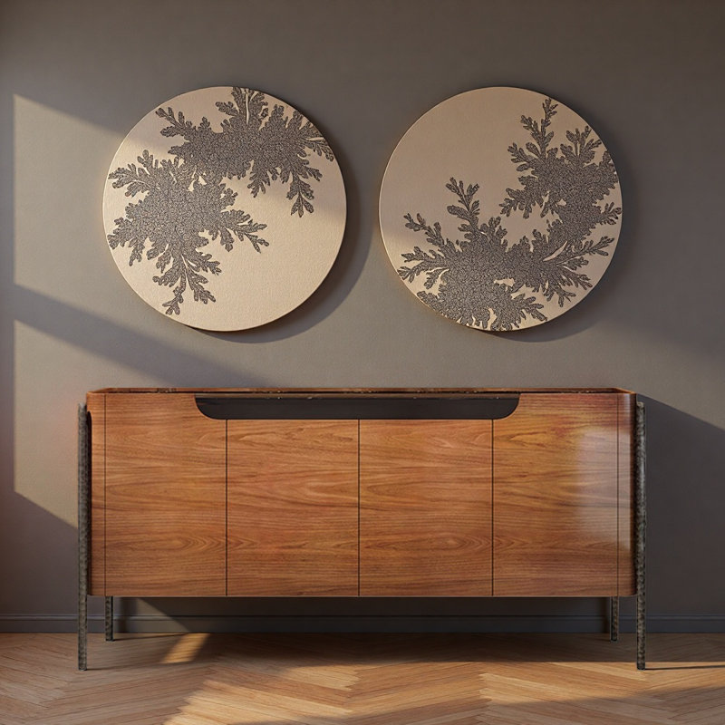 Buffet rétro haut de gamme, H 33,46 po x l 73,23 po x P 15,75 po