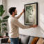 Bamboo in Mist Japandi - Framed Print-1916224212-1916224218