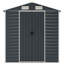 Brisayda Garden Shed 191x810x198 cm Galvanised Steel-1246726048
