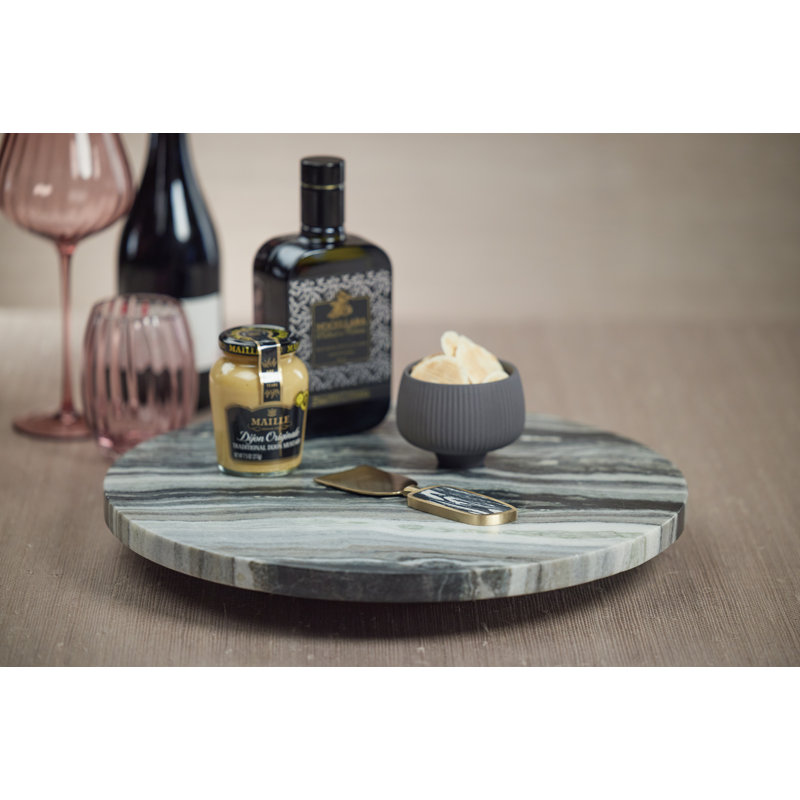 Round Marble Lazy Susan