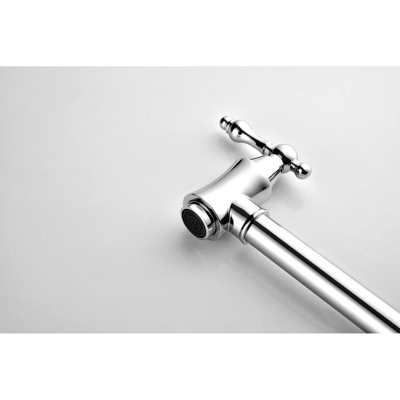 Robinet remplisseur mural, Chrome chrome