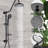Wall Mounted Shower System With 8" Rain & Handheld - Temperature Control Discoloration