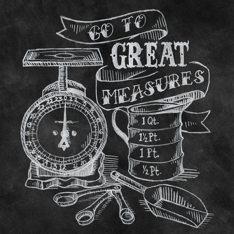 Retro Bakery Chalk I by Mary Urban - No Frame Print on Canvas, 30cm H x 30cm W x 3.8cm D