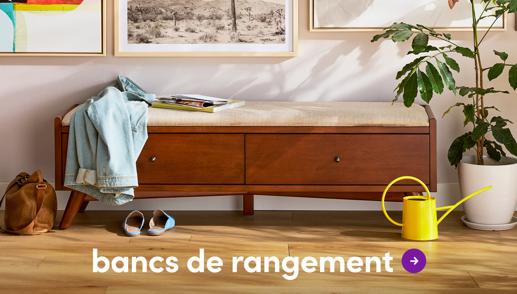 bancs de rangement