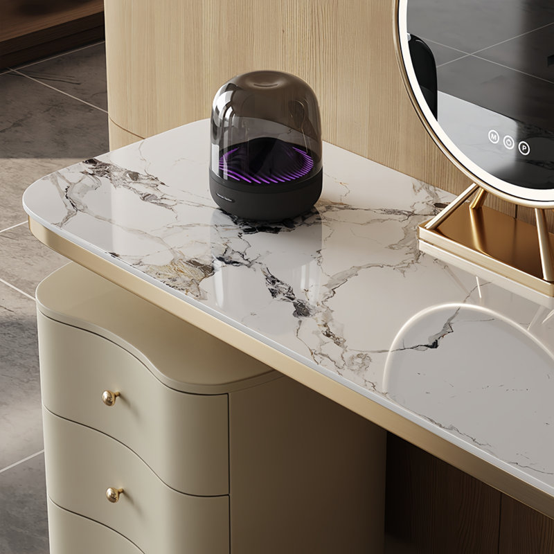 Coiffeuse italienne de luxe minimaliste et légère