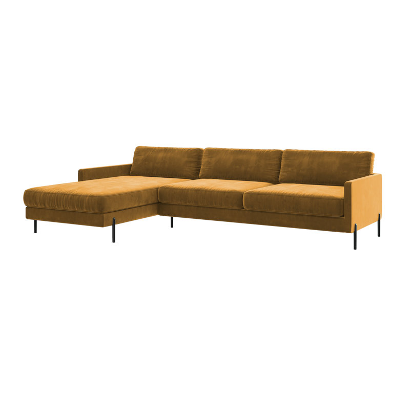 Justin 4 Seater Corner Sectional, Left Hand Facing, 78cm H x 262cm W x 154cm D