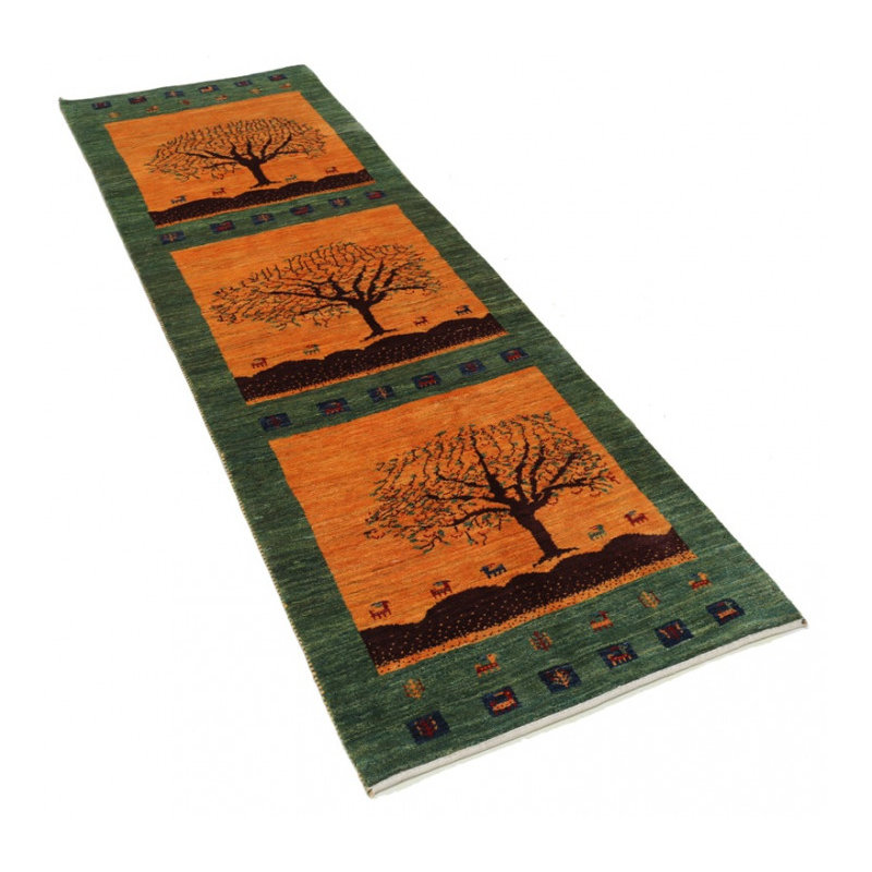 Fine Hand knotted Persian Gabbeh Runner 2'8'' X 8'2''