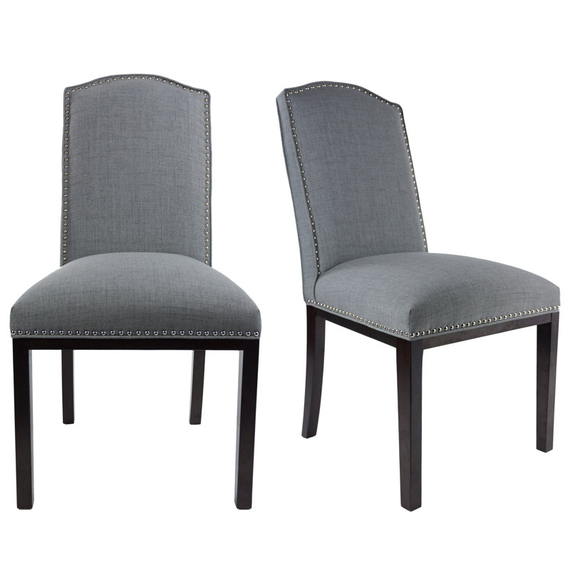Arlien 17'' H Upholstered Side Chair, Metal