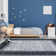 Non-Slip Bordered Area Rug For Living Room, Hallway Runner, Entryway Rug