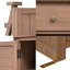 Table de rempotage d'extérieur avec grand espace de rangement, poste de travail en bois de sapin avec tablette de rangement, tiroir et armoire-349069301