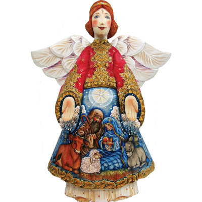 Figurine crèche paysages en ange