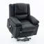 Fauteuil inclinable chauffant et massant télécommandé, pour personnes âgées-1900198968