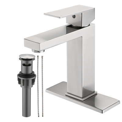 Bathroom Single Handle Stainless Steel Faucet