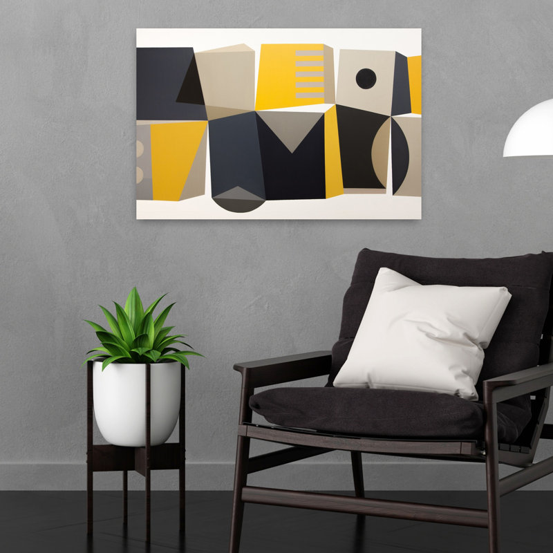Art contemporain contemporain abstrait, H 16 po x l 24 po
