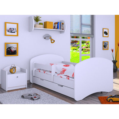 Kinderbett Mancuso mit Schublade, 70 x 140 cm
