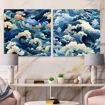 Parke - Coastal Acrylic Wall Art Glass Set Of 2