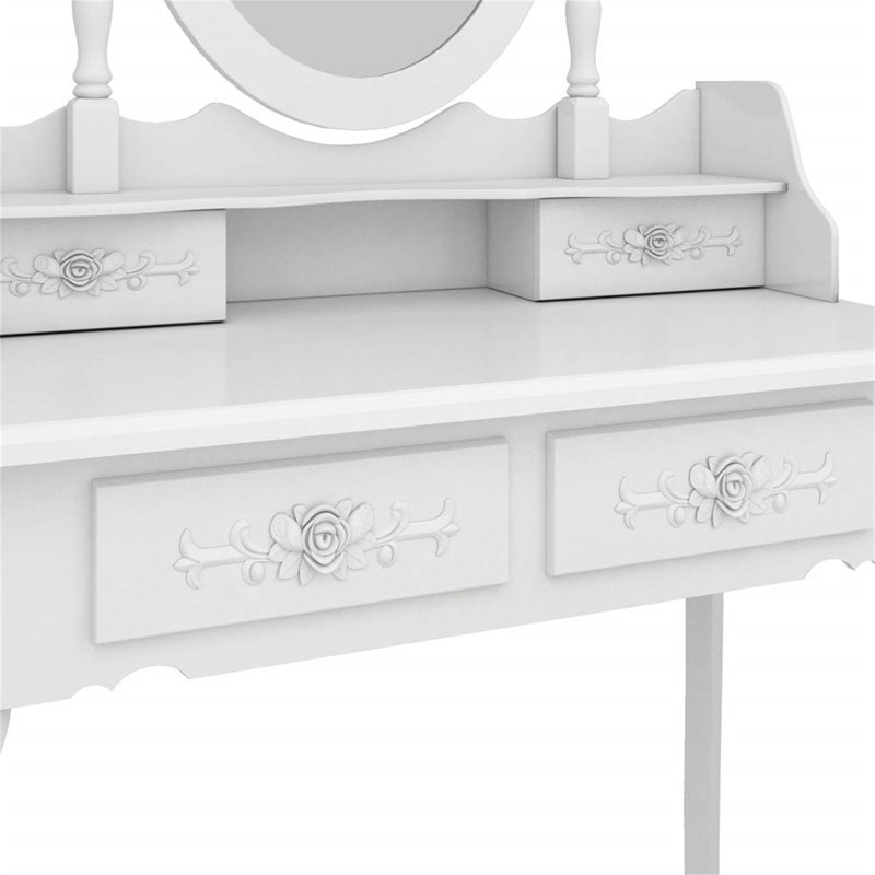Manolis Dressing Table with Mirror