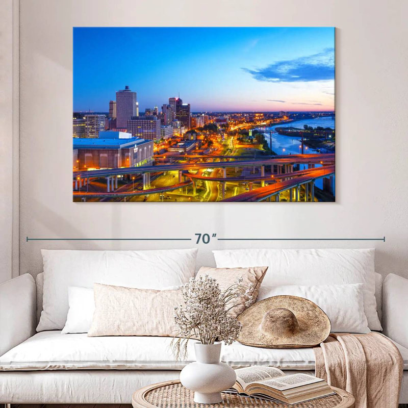 Senne Memphis Highways, 34" H x 51" W