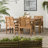 Alfonsi 4 - Person Acacia Wood Patio Dining Set with Rectangular Table-1866025351