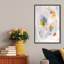Couleurs abstraites dans la neige I - Peinture sur toile-50778823-50778822