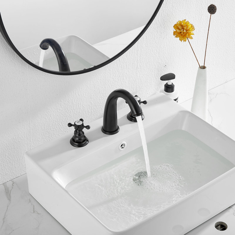 Bathroom Faucet with Drain Assembly, Oil Rubbed Bronze