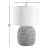 Moby Rattan and Metal Table Lamp