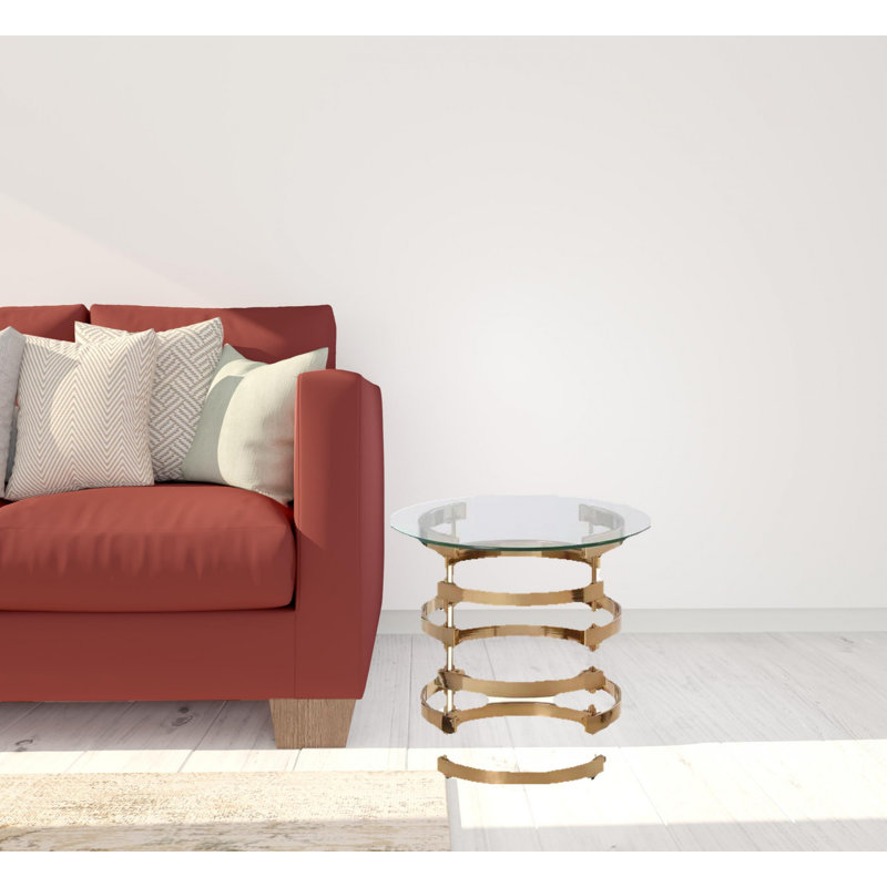 Table de bout en verre Ints
