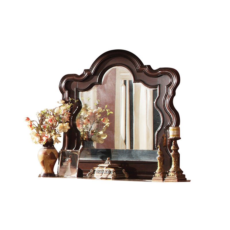 Miroir Faxon noyer foncé