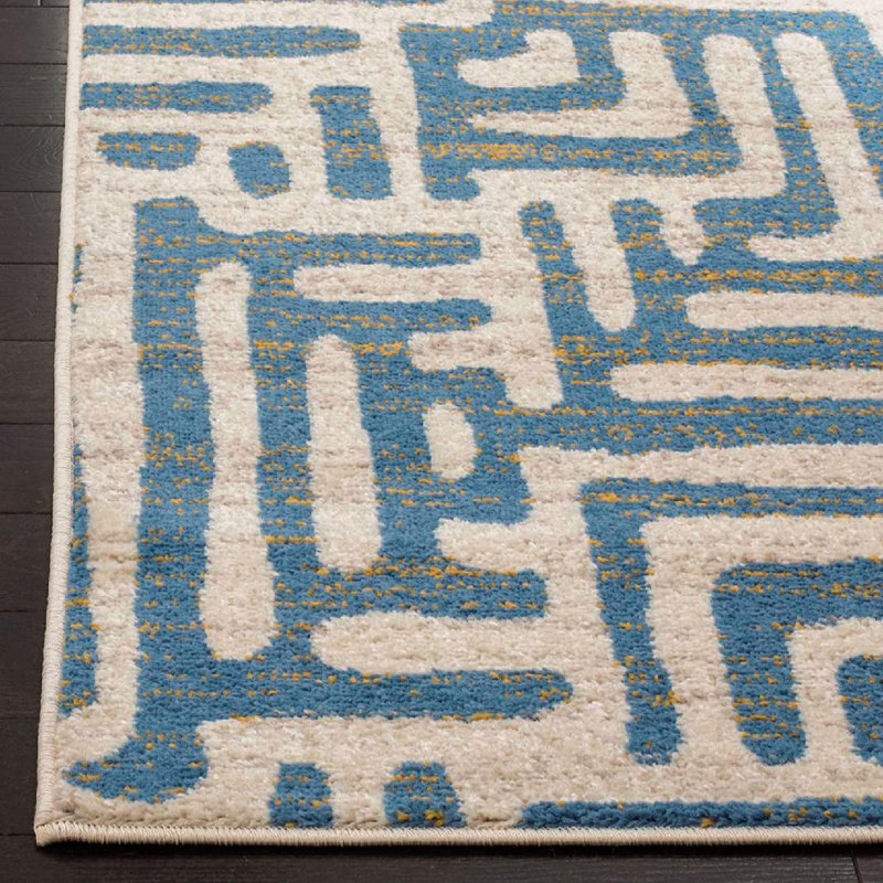Tapis géométrique Allenby Performance, Rectangulaire 3 pi x 5 pi
