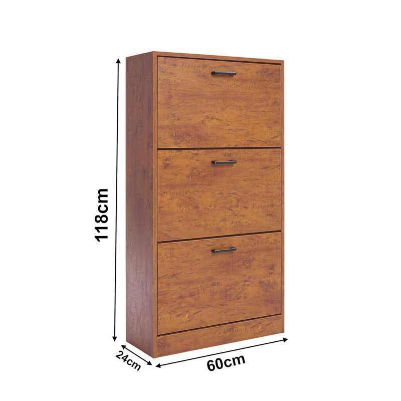 18 Pair Shoe Storage Cabinet