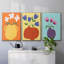 Modern Moderns I, reproduction encadrée sur toile 3 pièces-91887604-91887607