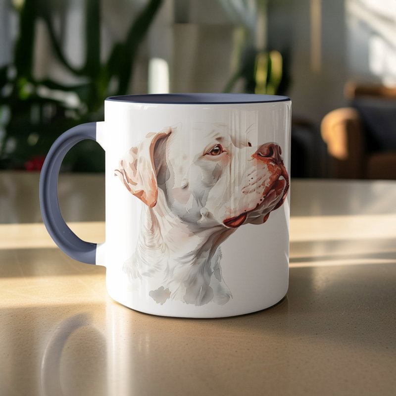 Ceramic Coffee Mug, 2, Navy