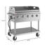36 in. Commercial Outdoor Propane Grill with Griddle in Stainless-Steel, ETL Listed (CGKIT3-36G)