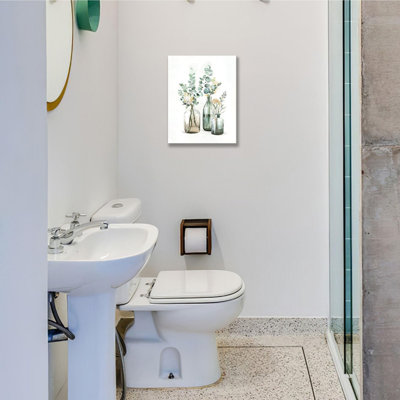Natural Botanical Unframed Canvas Wall Art  16" X 20"