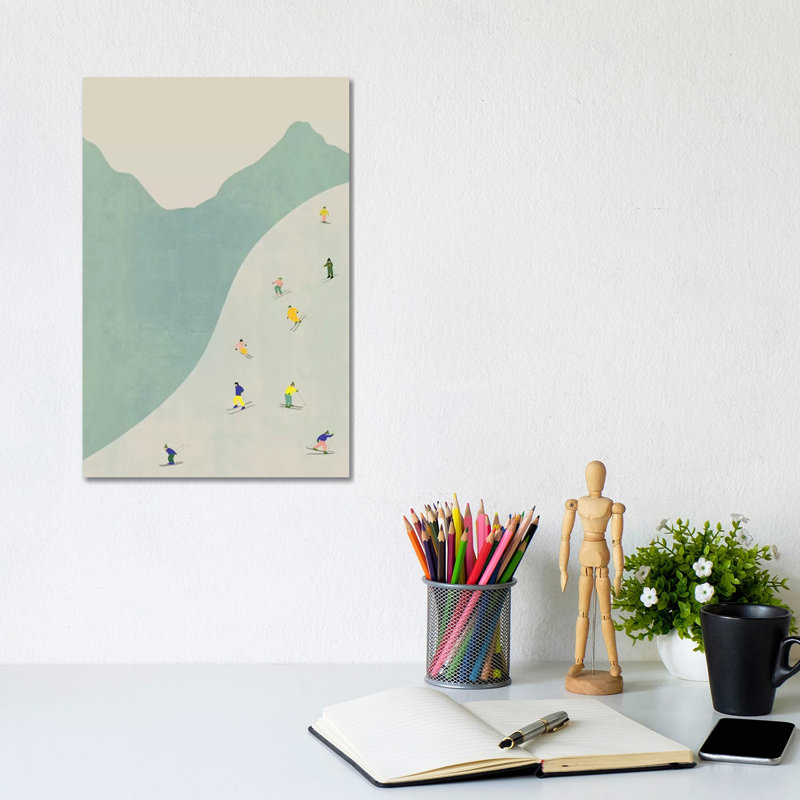 Sky Set I by Flatowl - Wrapped Canvas Painting, 20.32 cm H x 30.48 cm W