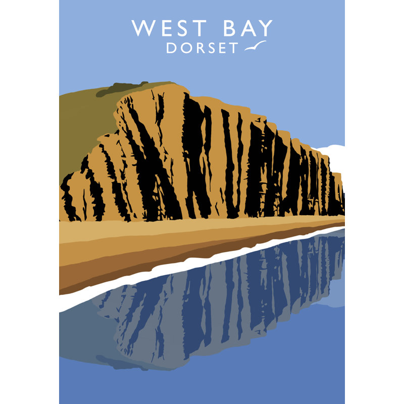'West Bay' by Richard O'Neil - Print, No Frame, 40 cm H x 30 cm W x 1 cm D