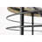 Zulu 25 Inch Cage Imitation Wood Grain Ceiling Fan With Remote