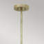 Castleford 3 - Light Silver Leaf Drum Pendant