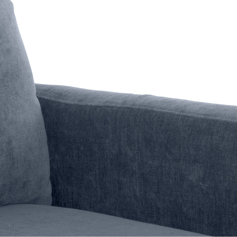 Almena 30" Wide Polyester Armchair, Dusty Blue