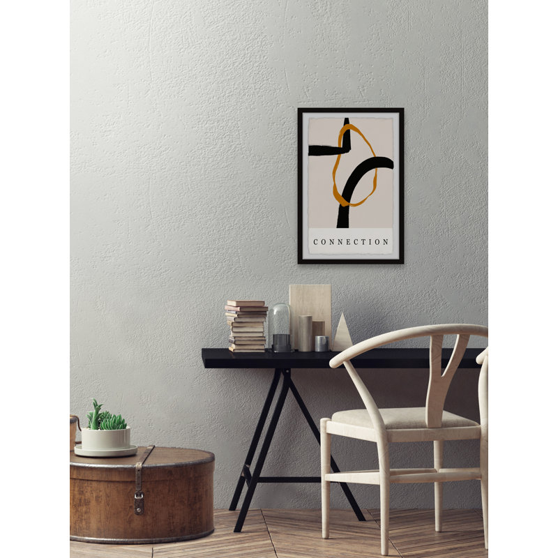 «Golden Connection II», reproduction encadrée, H 36 po x l 24 po x P 1,5 po